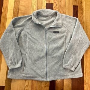 Columbia Women's Gray Zip Up Fleece